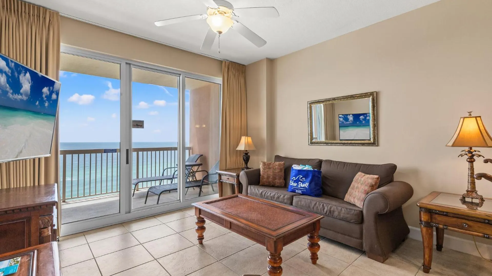 Gulf Front Master Br In Sunrise Beach With Amazing Views! Sleeps 7! Panama City Beach Dom wakacyjny
