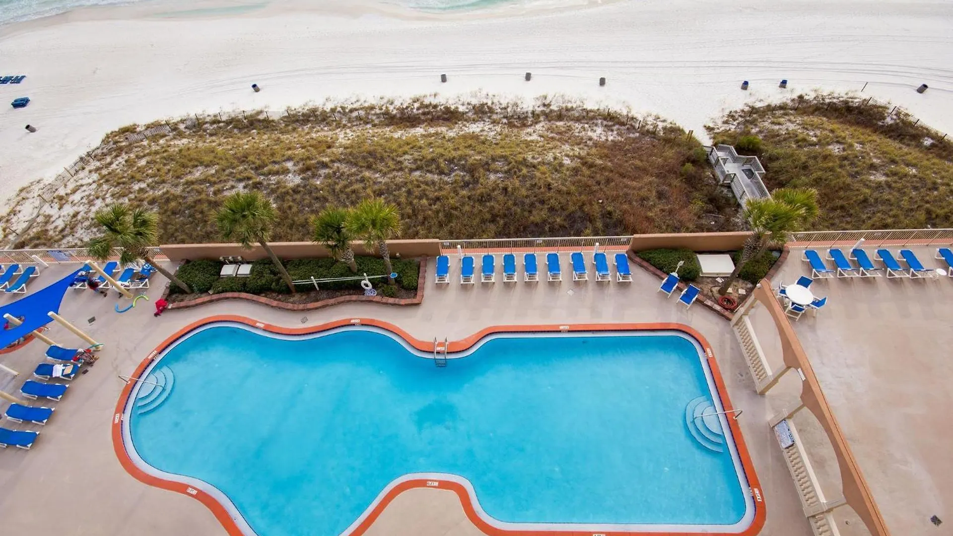 Gulf Front Master Br In Sunrise Beach With Amazing Views! Sleeps 7! Panama City Beach